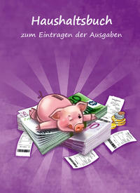 Vorderes Coverbild Haushaltsbuch zum Eintragen der Ausgaben