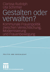 Vorderes Coverbild Gestalten oder verwalten?