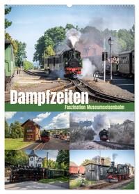 Vorderes Coverbild Dampfzeiten (Wandkalender 2026 DIN A2 hoch), CALVENDO Monatskalender