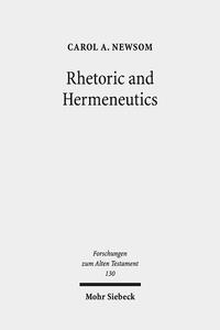 Vorderes Coverbild Rhetoric and Hermeneutics