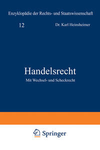 Vorderes Coverbild Handelsrecht