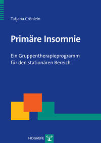 Vorderes Coverbild Primäre Insomnie
