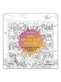 Vorderes Coverbild Ausmalbuch «Spital der Träume»