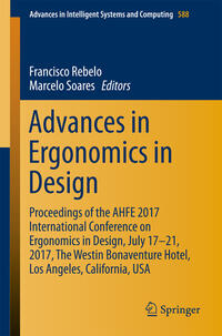 Vorderes Coverbild Advances in Ergonomics in Design
