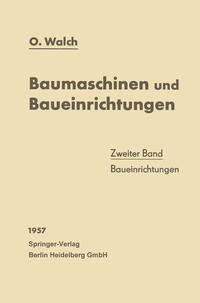 Vorderes Coverbild Baumaschinen und Baueinrichtungen