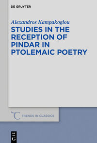Vorderes Coverbild Studies in the Reception of Pindar in Ptolemaic Poetry