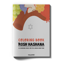 Vorderes Coverbild Coloring Book for Rosh Hashana