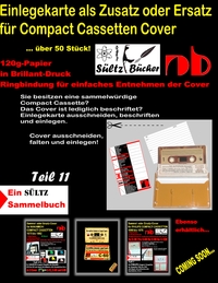Vorderes Coverbild Einlegekarte als Zusatz oder Ersatz für Compact Cassetten Cover