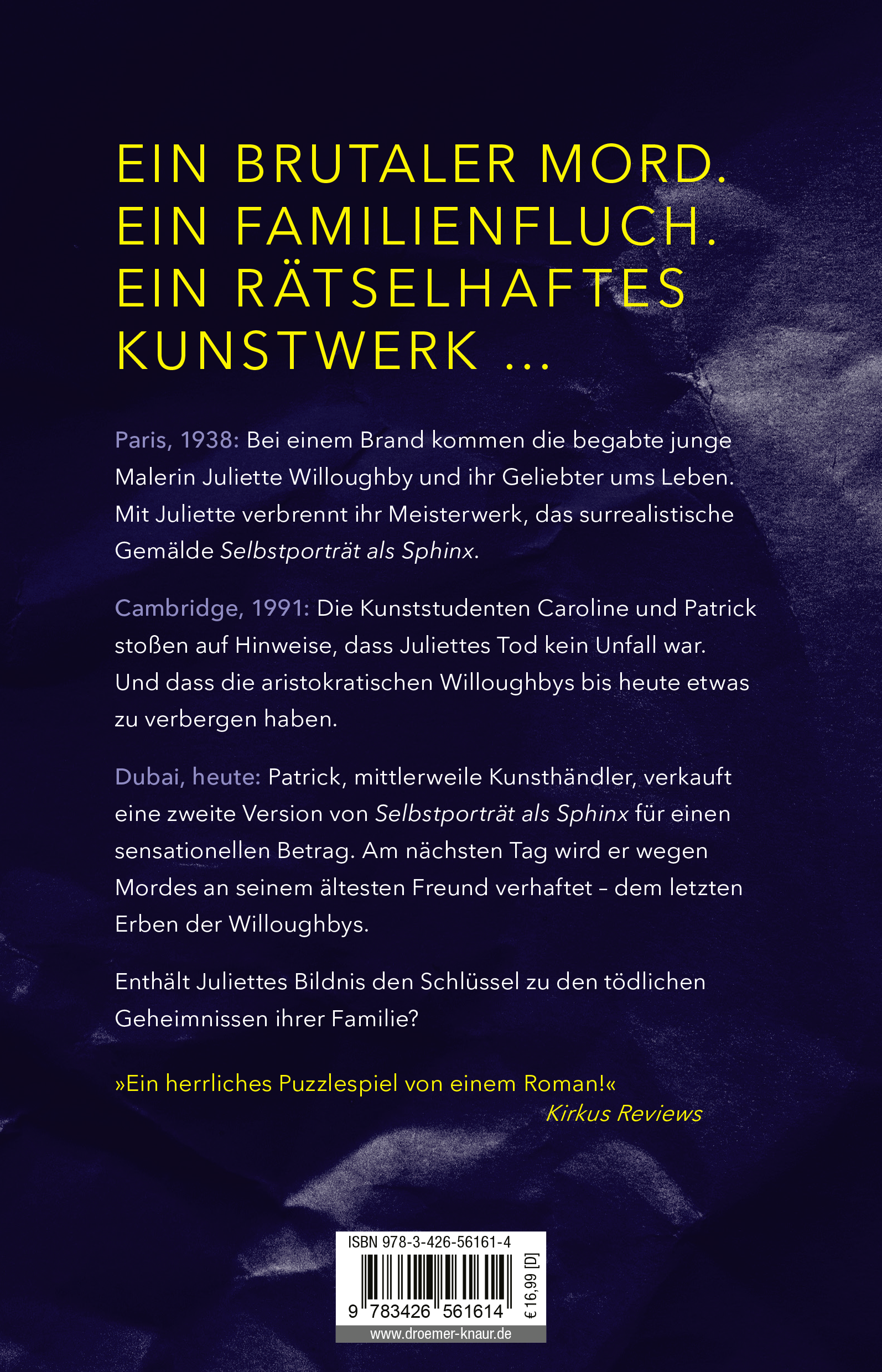 Rückseitencover Das geheime Bildnis