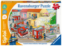 Vorderes Coverbild tiptoi® Puzzle für kleine Entdecker: Rettungseinsatz - 2x12 Teile