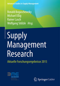Vorderes Coverbild Supply Management Research