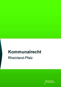 Vorderes Coverbild Kommunalrecht Rheinland-Pfalz