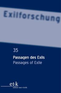 Vorderes Coverbild Passagen des Exils / Passages of Exile
