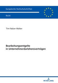 Vorderes Coverbild Bearbeitungsentgelte in Unternehmerdarlehensverträgen