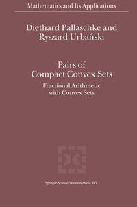 Vorderes Coverbild Pairs of Compact Convex Sets