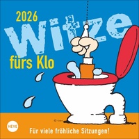 Vorderes Coverbild Witze fürs Klo Kalender 2026