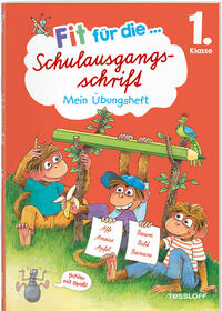 Vorderes Coverbild Fit für die Schulausgangsschrift. Mein Übungsheft