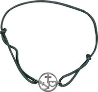 Vorderes Coverbild Armband – Armband mit Kreuz-Herz-Anker-Anhänger