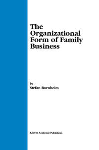 Vorderes Coverbild The Organizational Form of Family Business