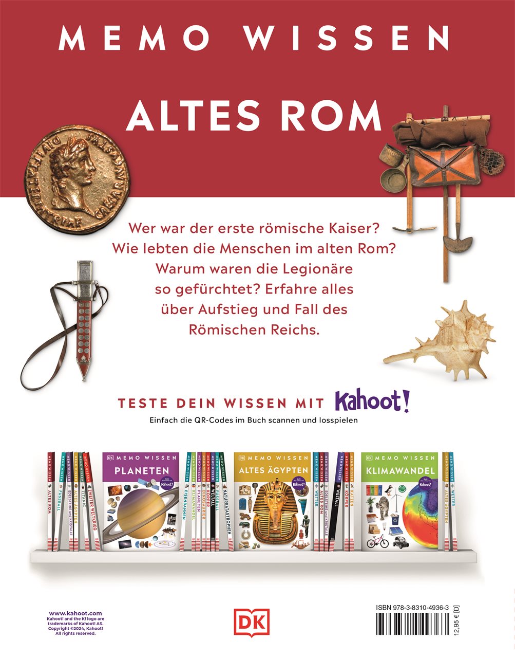 Rückseitencover memo Wissen. Altes Rom