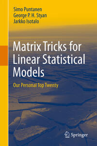 Vorderes Coverbild Matrix Tricks for Linear Statistical Models
