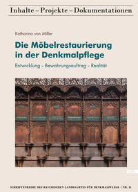 Vorderes Coverbild Die Möbelrestaurierung in der Denkmalpflege