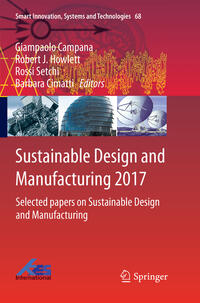 Vorderes Coverbild Sustainable Design and Manufacturing 2017