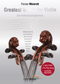Vorderes Coverbild Greatest Works for Violin - Zweite Geige Begleitung