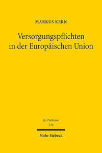 Vorderes Coverbild Versorgungspflichten in der Europäischen Union