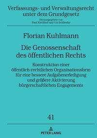 Vorderes Coverbild Die Genossenschaft des öffentlichen Rechts