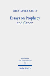 Vorderes Coverbild Essays on Prophecy and Canon