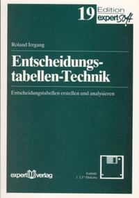 Vorderes Coverbild Entscheidungstabellentechnik