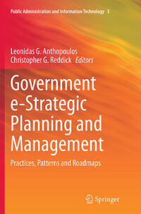 Vorderes Coverbild Government e-Strategic Planning and Management
