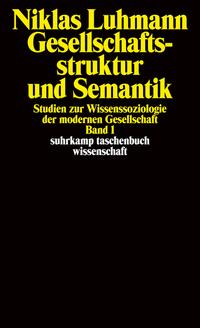 Vorderes Coverbild Gesellschaftsstruktur und Semantik