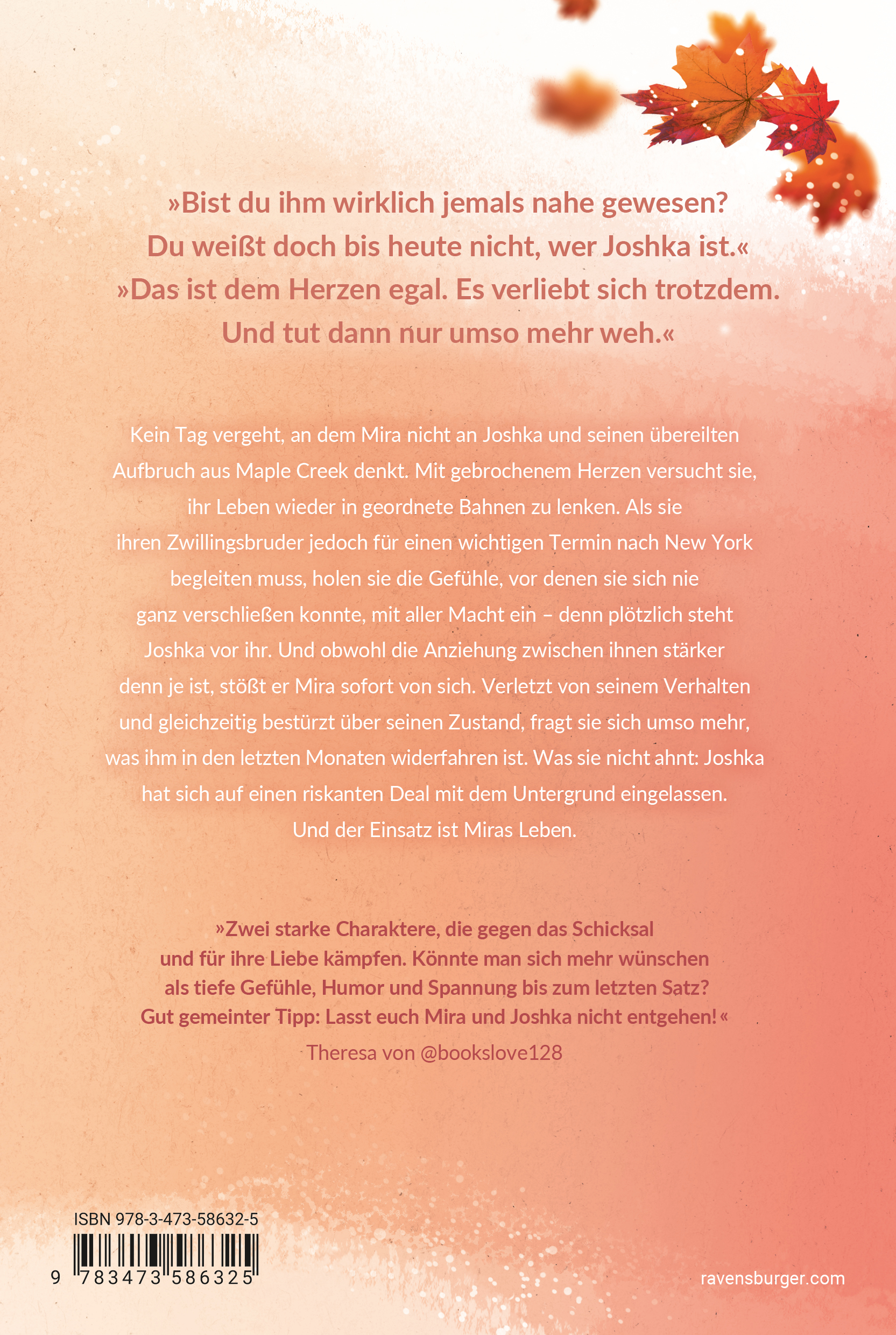 Rückseitencover Maple-Creek-Reihe, Band 2 - Save Me in Maple Creek