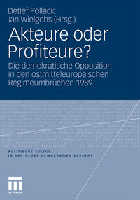Vorderes Coverbild Akteure oder Profiteure?