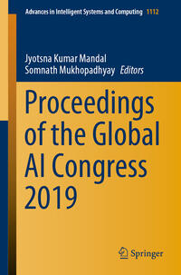 Vorderes Coverbild Proceedings of the Global AI Congress 2019
