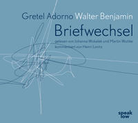 Vorderes Coverbild Gretel Adorno Walter Benjamin. Briefwechsel