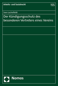 Vorderes Coverbild Der Kündigungsschutz des besonderen Vertreters eines Vereins