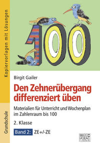 Vorderes Coverbild Den Zehnerübergang differenziert üben – 2. Klasse/Band 2
