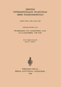 Vorderes Coverbild Zweites Internationales Symposium über Neurosekretion