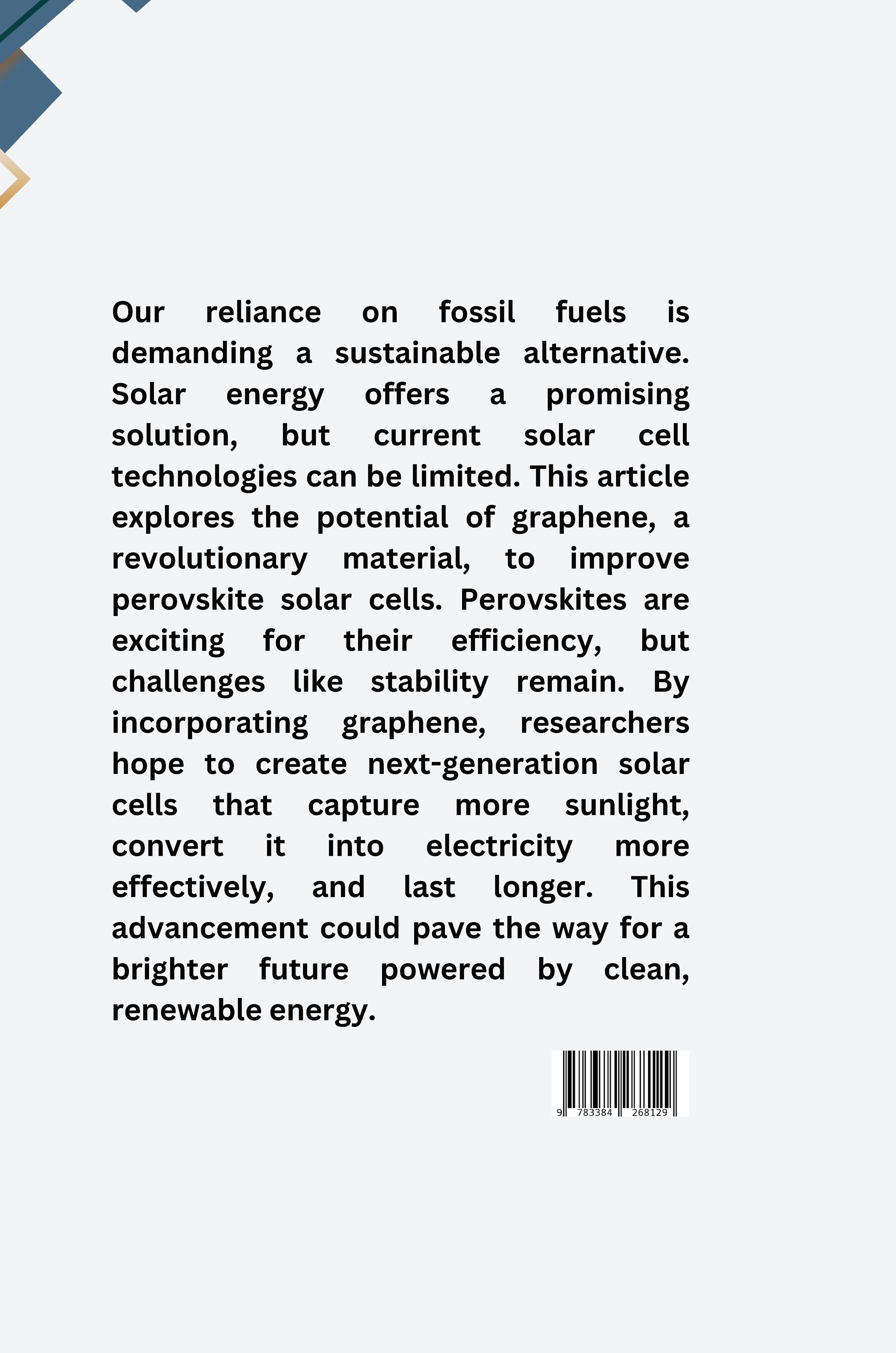 Rückseitencover Graphene to the Rescue: Improving Performance and Durability
