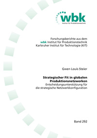 Vorderes Coverbild Strategischer Fit in globalen Produktionsnetzwerken