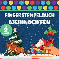 Vorderes Coverbild Fingerstempelbuch Weihnachten