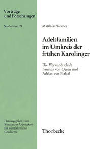 Vorderes Coverbild Adelsfamilien im Umkreis der frühen Karolinger