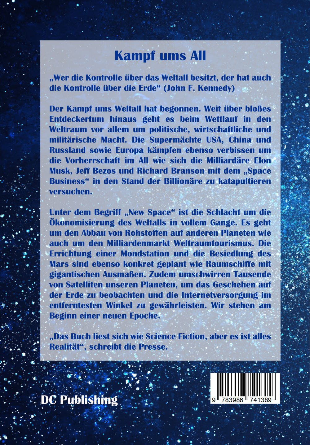 Rückseitencover Kampf ums All
