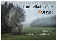 Vorderes Coverbild Kanzelkalender 2026 (Tischkalender 2026 DIN A5 quer), CALVENDO Monatskalender