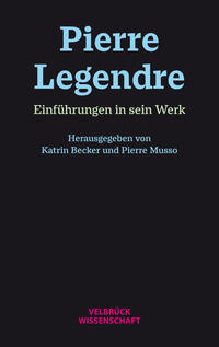 Vorderes Coverbild Pierre Legendre