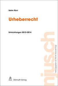 Vorderes Coverbild Urheberrecht