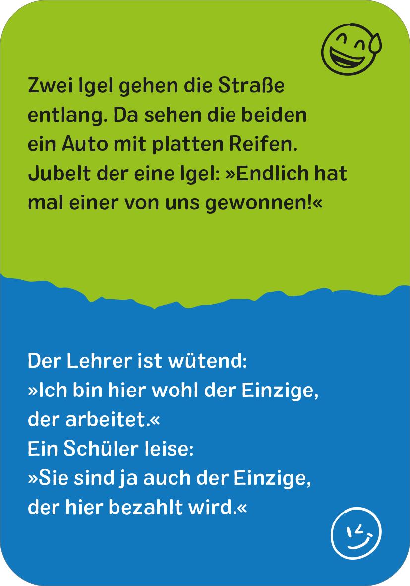 Beispielinhalt (Bild) Bloß nicht lachen!